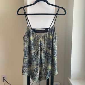 Silk tank top